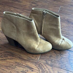 Tan Suede Ankle Boots